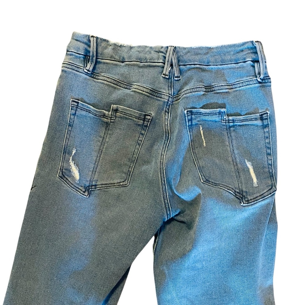 Good American Good Straight Split Pockets Jeans - Picture 7 of 9